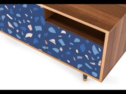 Móvel De Tv* Mueble de TV - 125х56х41 cm - T7 - Soap Whirpool, Nogueira Castanho