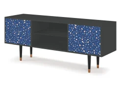 Móvel De Tv| Mueble de TV - 170х69х48 cm - T2 - Soap Whirpool, Antracite Cinza antracite