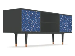 Móvel De Tv| Mueble de TV - 170х69х48 cm - T2 - Soap Whirpool, Antracite Cinza antracite