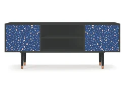 Móvel De Tv| Mueble de TV - 170х69х48 cm - T2 - Soap Whirpool, Antracite Cinza antracite