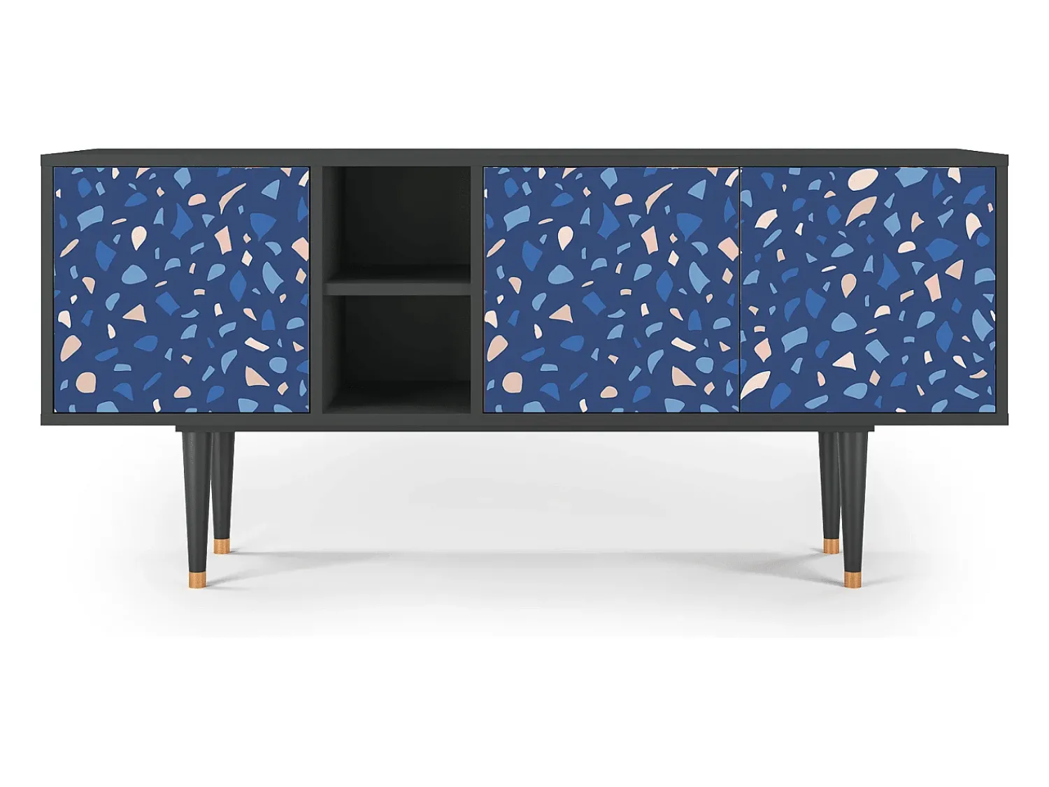 Mueble de TV - 150х69х41 cm - T5 - Soap Whirpool, Antracite^ Móvel De Tv