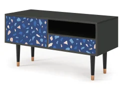 Móvel De Tv| Mueble de TV - 115х59х48 cm - T3 - Soap Whirpool, Antracite Cinza antracite