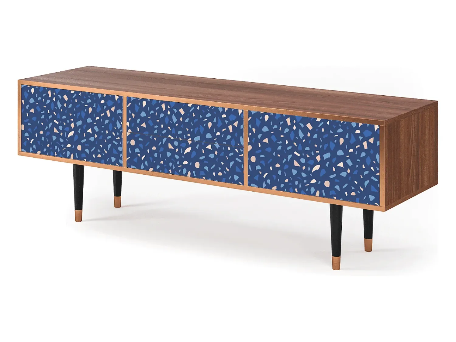 Móvel De Tv* Mueble de TV - 170х59х48 cm - T4 - Soap Whirpool, Nogueira Castanho