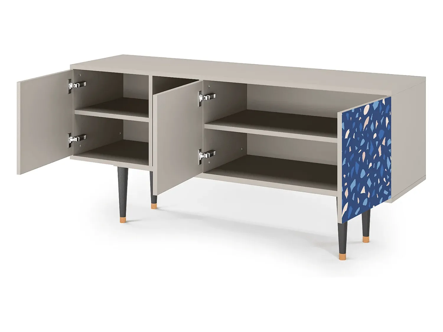 Hot Mueble de TV - 150х69х41 cm - T5 - Soap Whirpool, Areia Bege