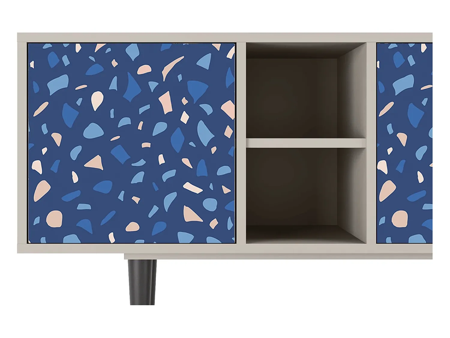 Hot Mueble de TV - 150х69х41 cm - T5 - Soap Whirpool, Areia Bege