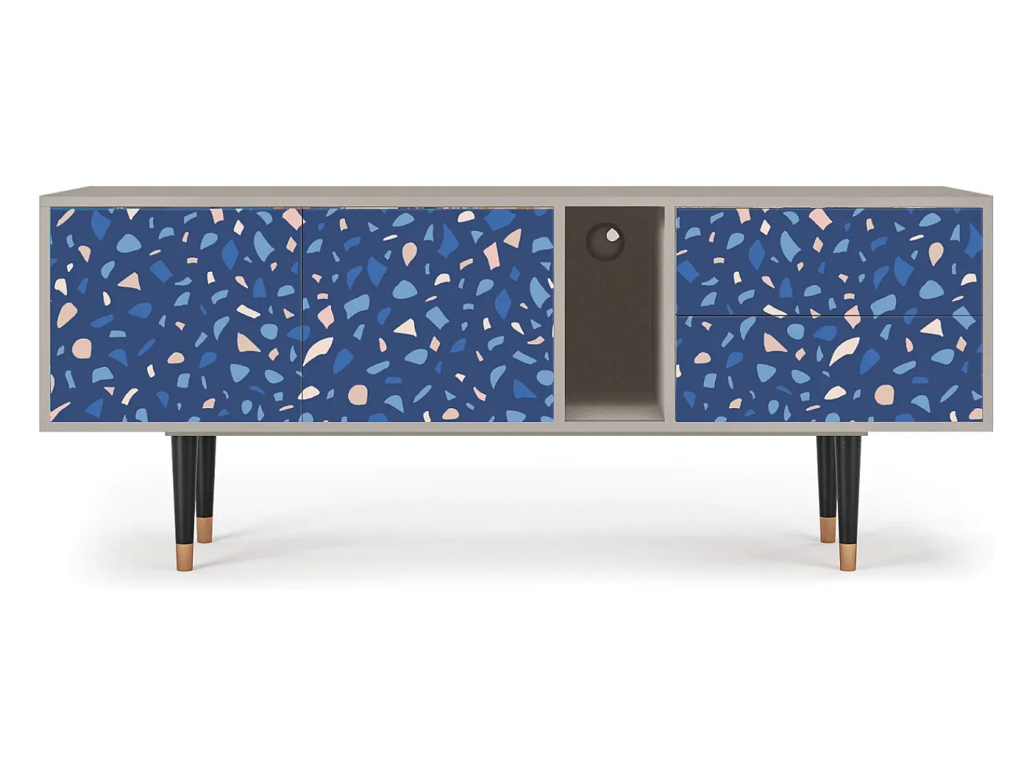 Móvel De Tv* Mueble de TV - 170х69х48 cm - T1 - Soap Whirpool, Areia Bege