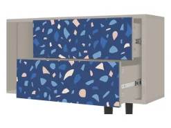 Móvel De Tv* Mueble de TV - 170х69х48 cm - T1 - Soap Whirpool, Areia Bege