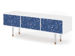 Móvel De Tv* Mueble de TV - 170х59х48 cm - T4 - Soap Whirpool, Branco Bege