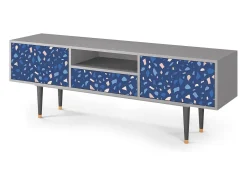 New Mueble de TV - 170х59х41 cm - T6 - Soap Whirpool, Cinza Cinzento