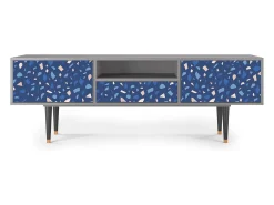 New Mueble de TV - 170х59х41 cm - T6 - Soap Whirpool, Cinza Cinzento