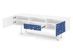 Móvel De Tv| Mueble de TV - 170х59х41 cm - T6 - Soap Whirpool, Branco Bege