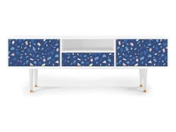 Móvel De Tv| Mueble de TV - 170х59х41 cm - T6 - Soap Whirpool, Branco Bege