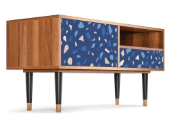 Móvel De Tv| Mueble de TV - 115х59х48 cm - T3 - Soap Whirpool, Nogueira Castanho