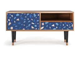 Móvel De Tv| Mueble de TV - 115х59х48 cm - T3 - Soap Whirpool, Nogueira Castanho