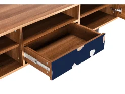 Móvel De Tv| Mueble de TV - 170х59х41 cm - T6 - Space Satellites, Nogueira Castanho