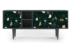 Móvel De Tv| Mueble de TV - 150х69х41 cm - T5 - Space Rocks, Antracite Cinza antracite