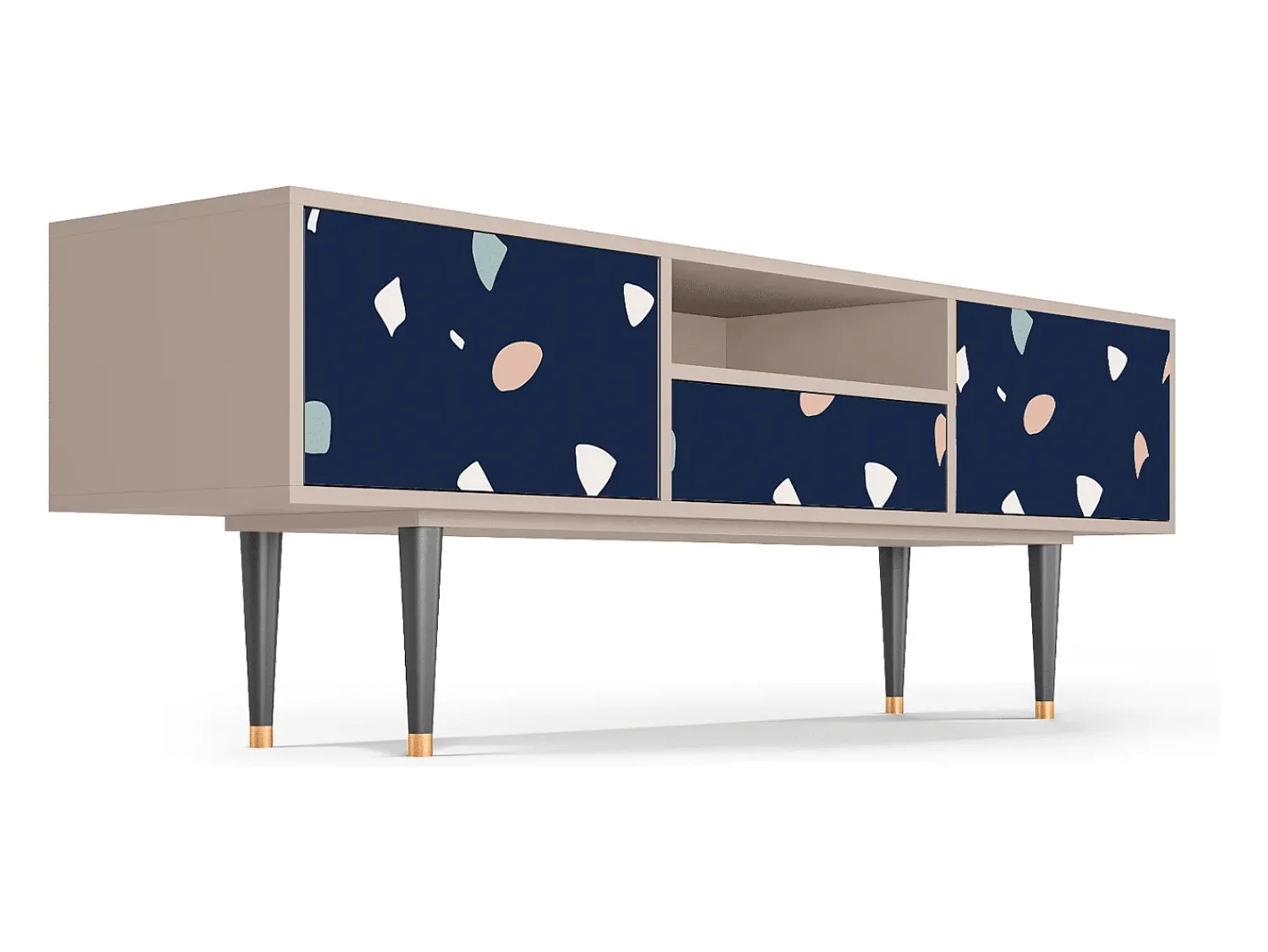 Mueble de TV - 170х59х41 cm - T6 - Space Satellites, Latte^ Móvel De Tv