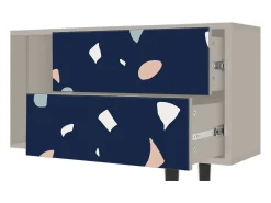 Hot Mueble de TV - 170х69х48 cm - T1 - Space Satellites, Areia Bege