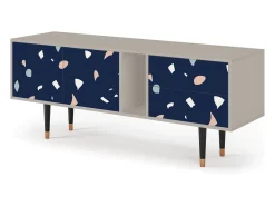 Hot Mueble de TV - 170х69х48 cm - T1 - Space Satellites, Areia Bege