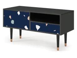 Móvel De Tv| Mueble de TV - 115х59х48 cm - T3 - Space Satellites, Antracite Cinza antracite