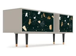 Móvel De Tv* Mueble de TV - 170х69х48 cm - T1 - Space Rocks, Areia Bege
