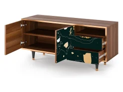Mueble de TV - 125х56х41 cm - T7 - Space Rocks, Nogueira^ Móvel De Tv