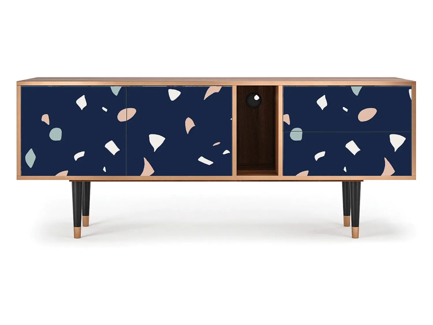 Mueble de TV - 170х69х48 cm - T1 - Space Satellites, Nogueira^ Móvel De Tv