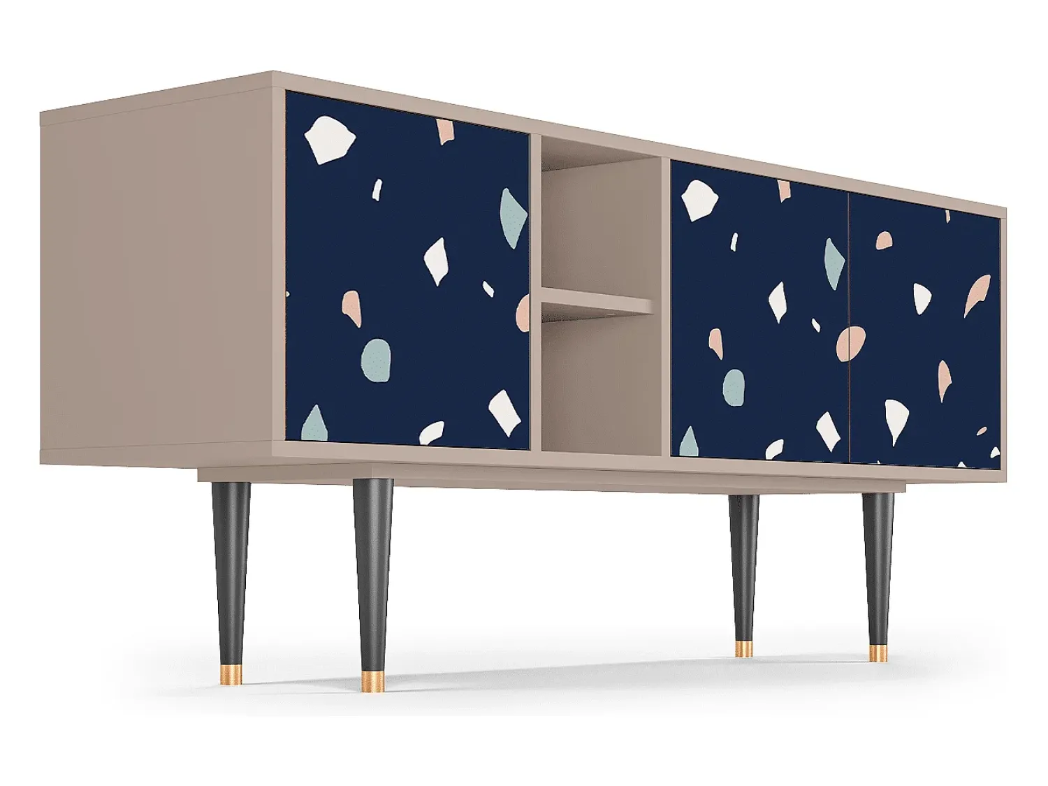 Hot Mueble de TV - 150х69х41 cm - T5 - Space Satellites, Latte Bege