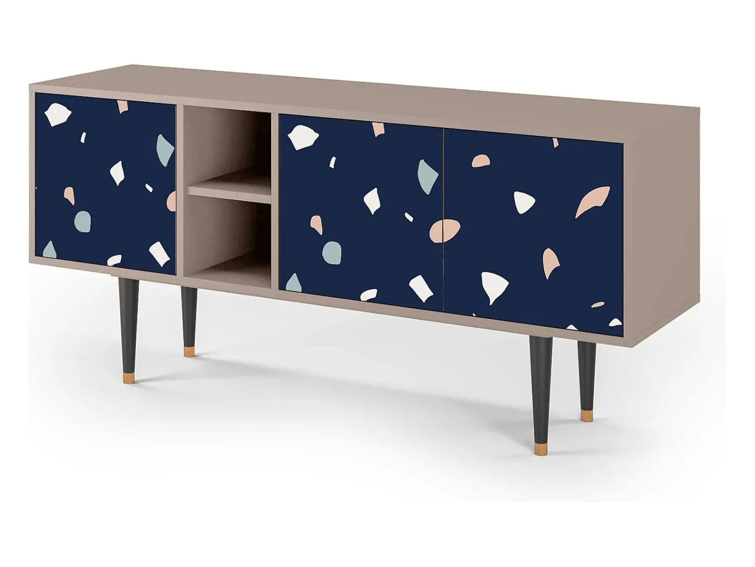 Hot Mueble de TV - 150х69х41 cm - T5 - Space Satellites, Latte Bege