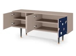 Hot Mueble de TV - 150х69х41 cm - T5 - Space Satellites, Latte Bege