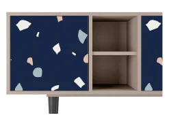 Hot Mueble de TV - 150х69х41 cm - T5 - Space Satellites, Latte Bege