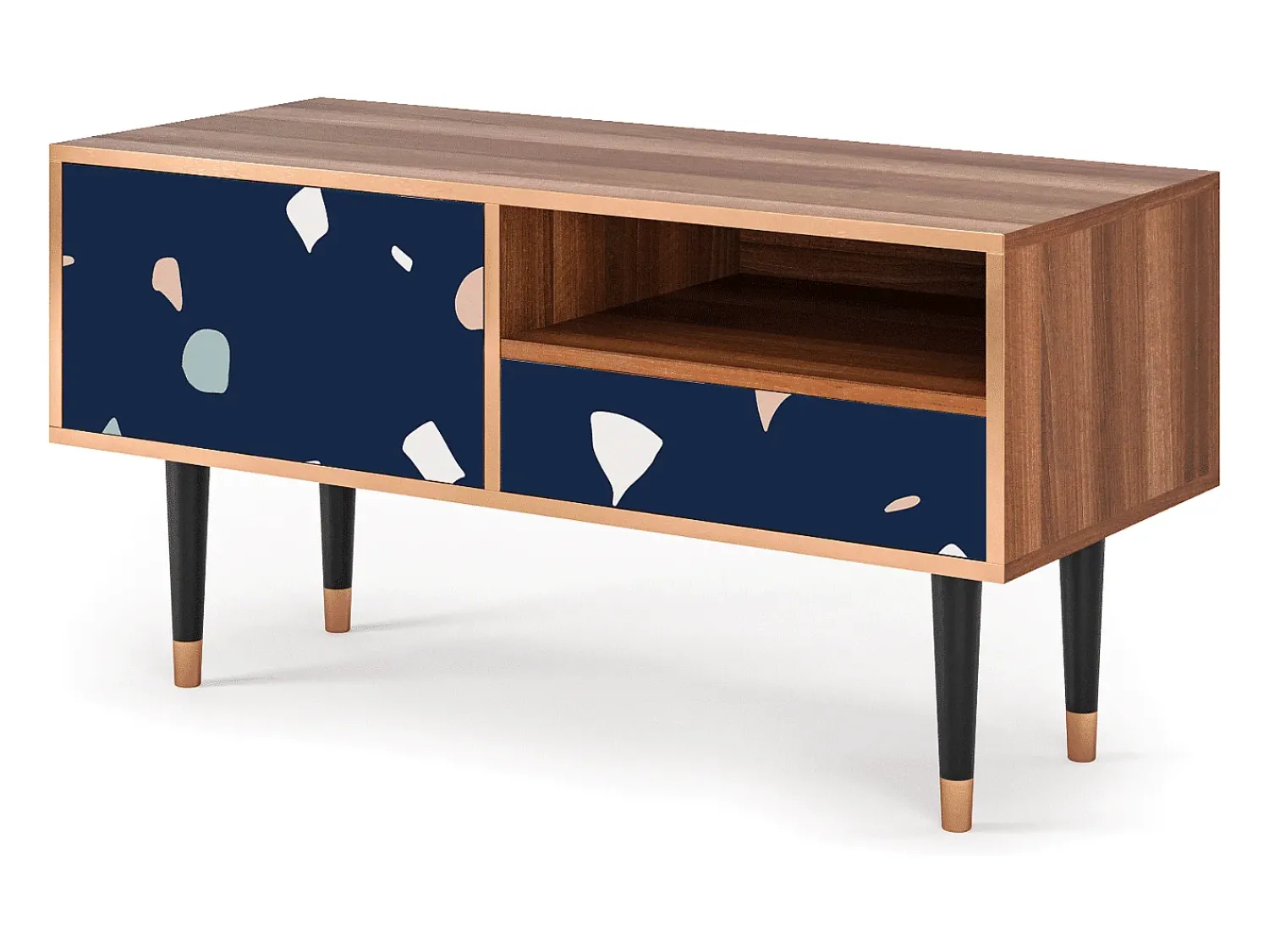 Mueble de TV - 115х59х48 cm - T3 - Space Satellites, Nogueira^ Móvel De Tv