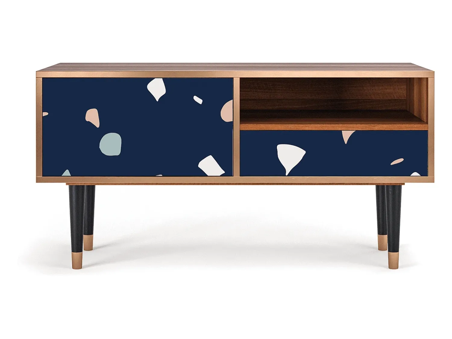 Mueble de TV - 115х59х48 cm - T3 - Space Satellites, Nogueira^ Móvel De Tv