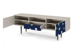 Móvel De Tv| Mueble de TV - 170х59х41 cm - T6 - Space Satellites, Areia Bege