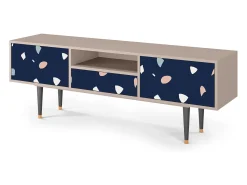 Móvel De Tv| Mueble de TV - 170х59х41 cm - T6 - Space Satellites, Areia Bege
