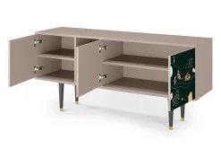 Móvel De Tv* Mueble de TV - 150х69х41 cm - T5 - Space Rocks, Latte Bege