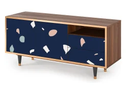 Mueble de TV - 125х56х41 cm - T7 - Space Satellites, Nogueira^ Móvel De Tv