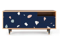 Mueble de TV - 125х56х41 cm - T7 - Space Satellites, Nogueira^ Móvel De Tv