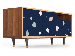 Mueble de TV - 125х56х41 cm - T7 - Space Satellites, Nogueira^ Móvel De Tv