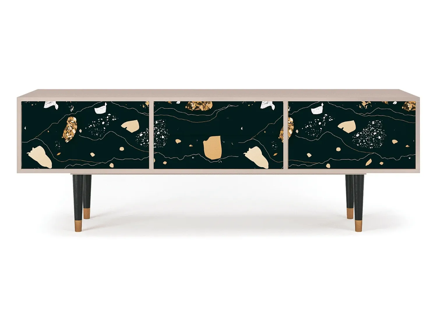 Mueble de TV - 170х59х48 cm - T4 - Space Rocks, Latte Bege