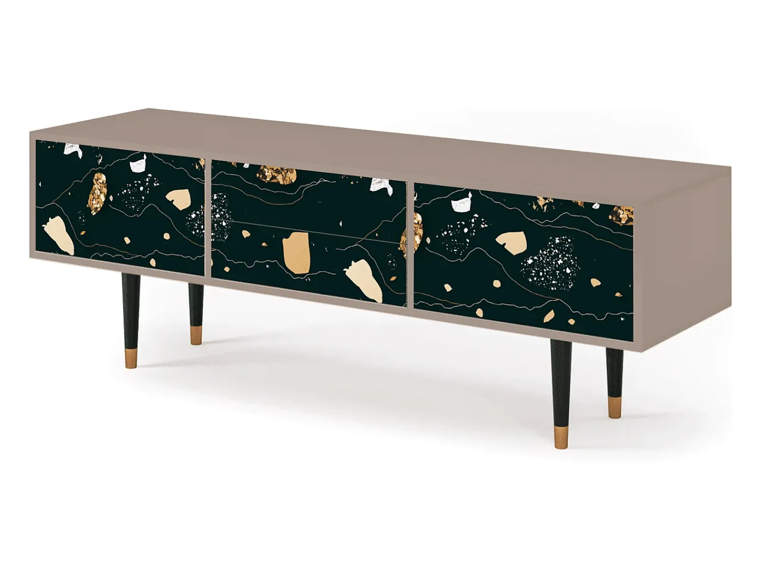 Mueble de TV - 170х59х48 cm - T4 - Space Rocks, Latte Bege