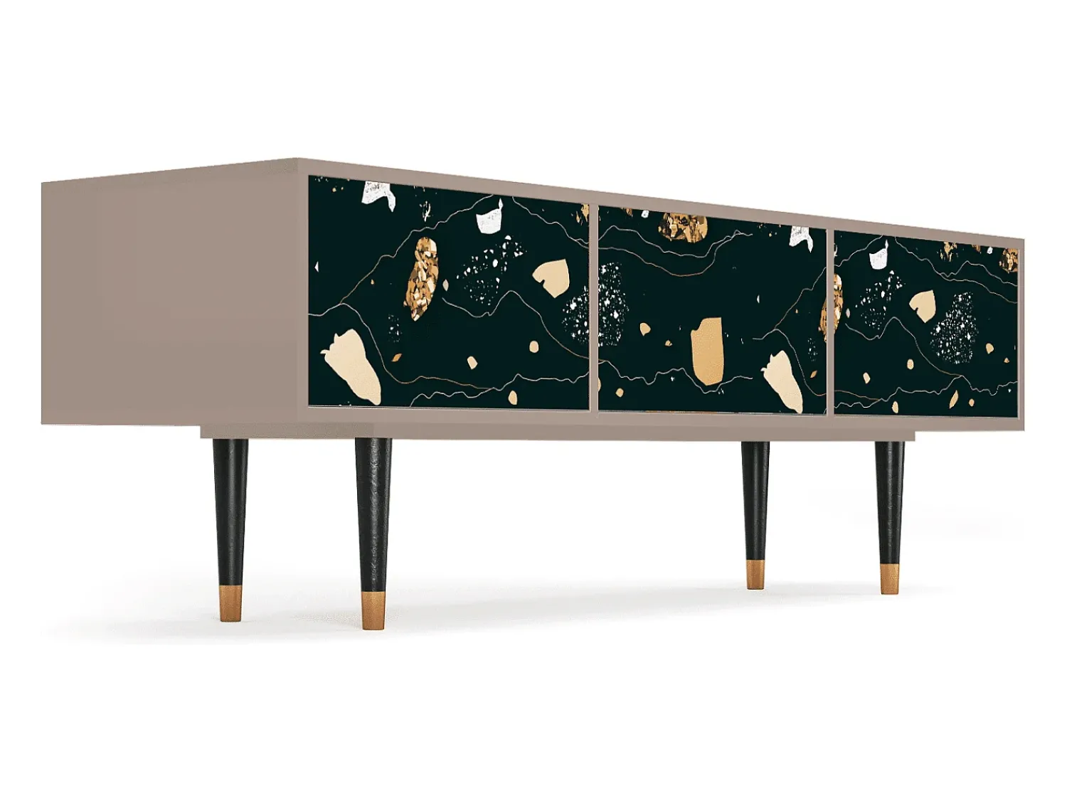 Mueble de TV - 170х59х48 cm - T4 - Space Rocks, Latte Bege