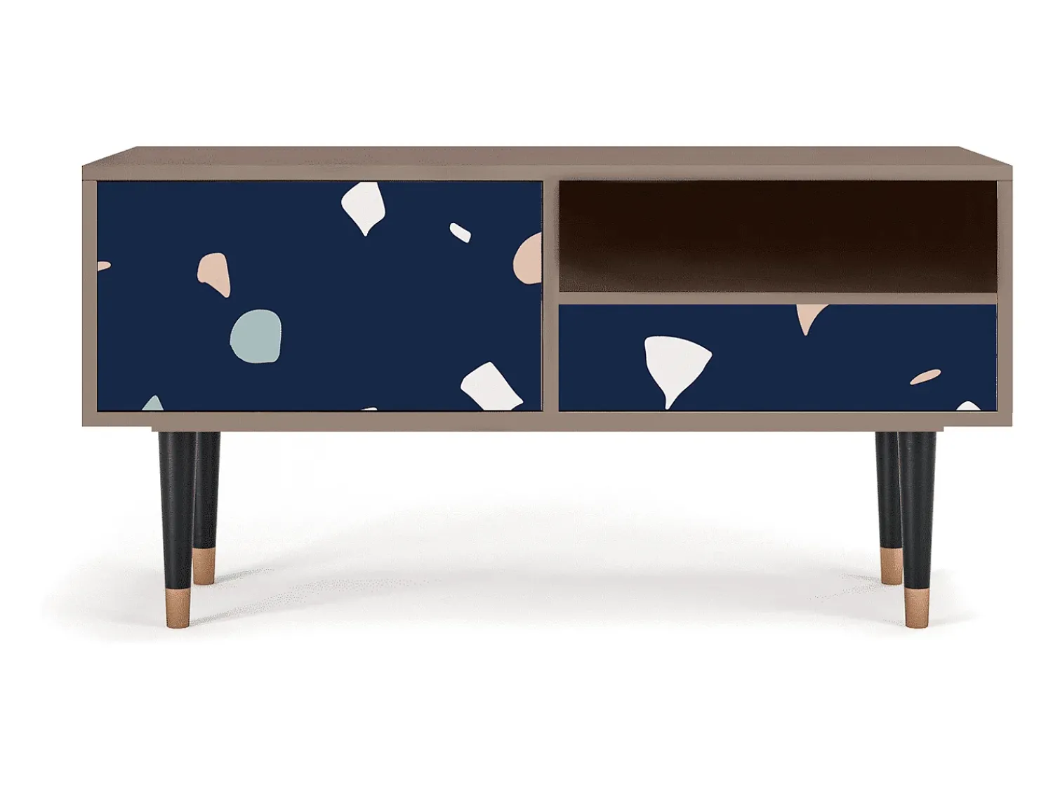 Móvel De Tv* Mueble de TV - 115х59х48 cm - T3 - Space Satellites, Latte Bege