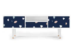 Outlet Mueble de TV - 170х59х41 cm - T6 - Space Satellites, Branco Bege