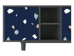 Mueble de TV - 150х69х41 cm - T5 - Space Satellites, Antracite^ Móvel De Tv
