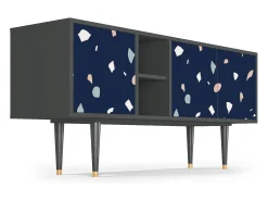 Mueble de TV - 150х69х41 cm - T5 - Space Satellites, Antracite^ Móvel De Tv