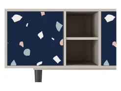 Mueble de TV - 150х69х41 cm - T5 - Space Satellites, Areia Bege