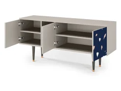 Mueble de TV - 150х69х41 cm - T5 - Space Satellites, Areia Bege