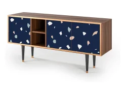 Móvel De Tv* Mueble de TV - 150х69х41 cm - T5 - Space Satellites, Nogueira Castanho