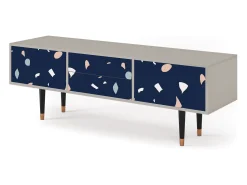 Móvel De Tv| Mueble de TV - 170х59х48 cm - T4 - Space Satellites, Areia Bege
